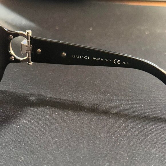 Gucci Black and silver sunglasses - Picture 5 of 6